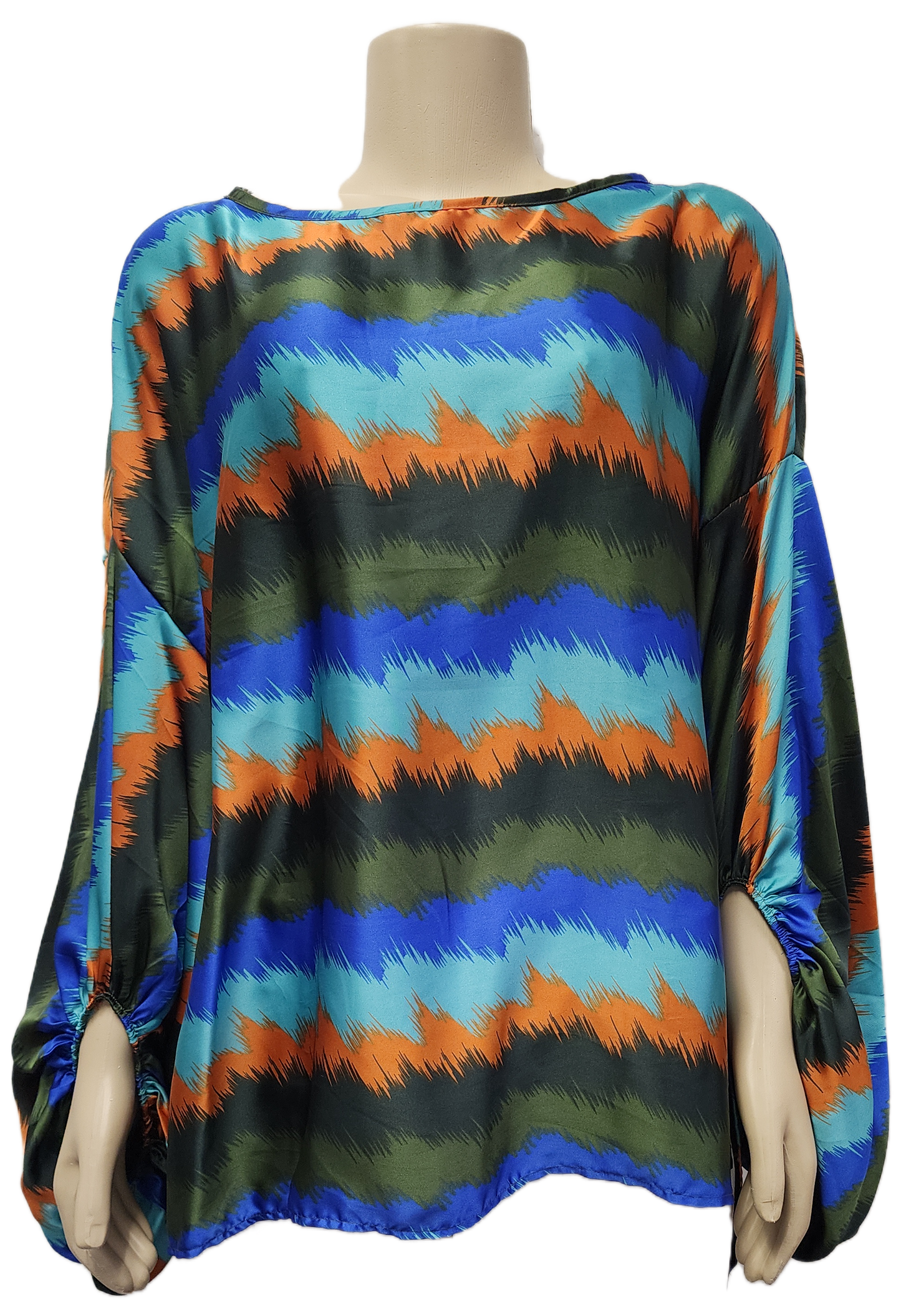 Bubble Sleeves Blouse