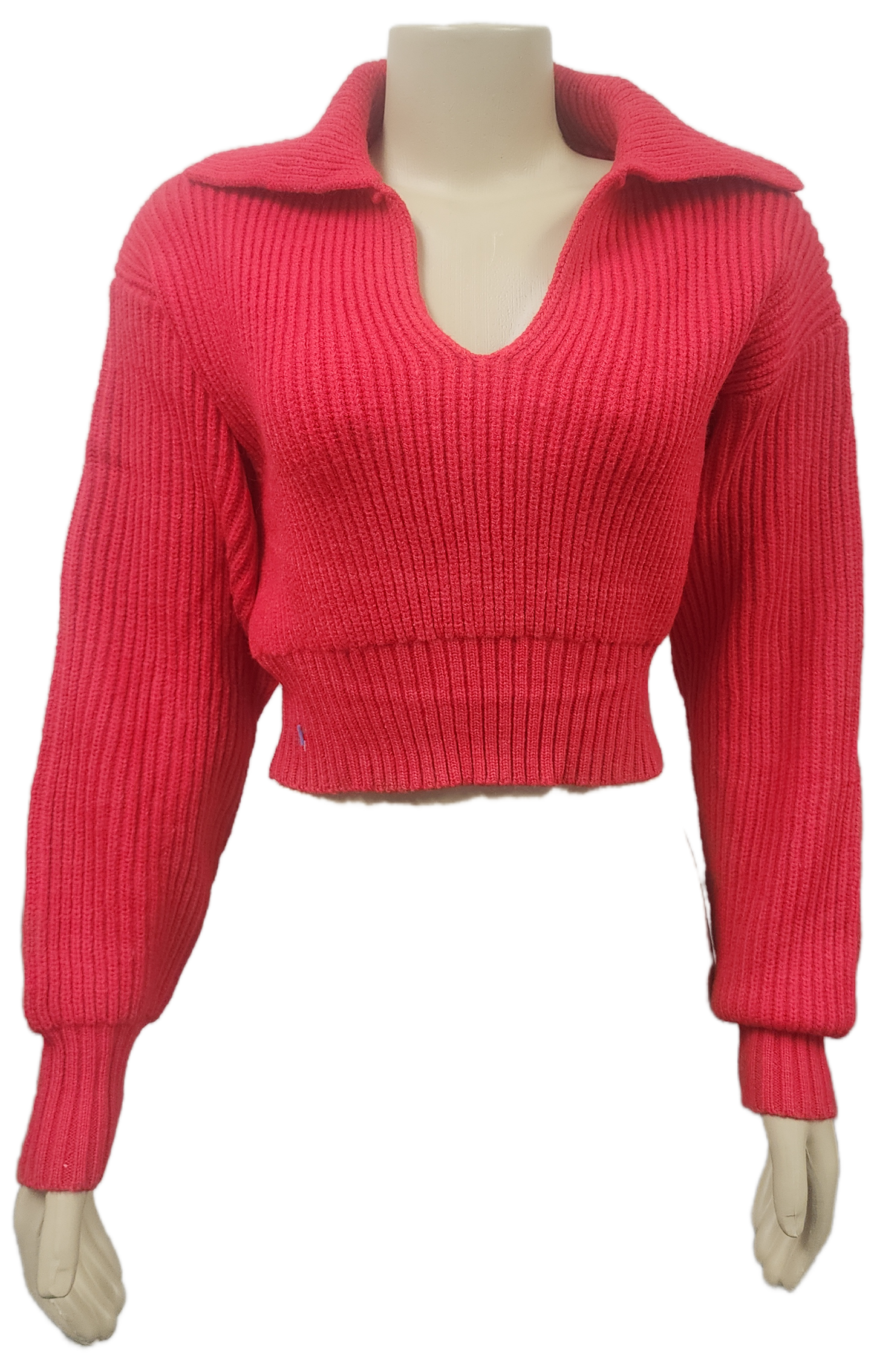 Sweatter cropped neck