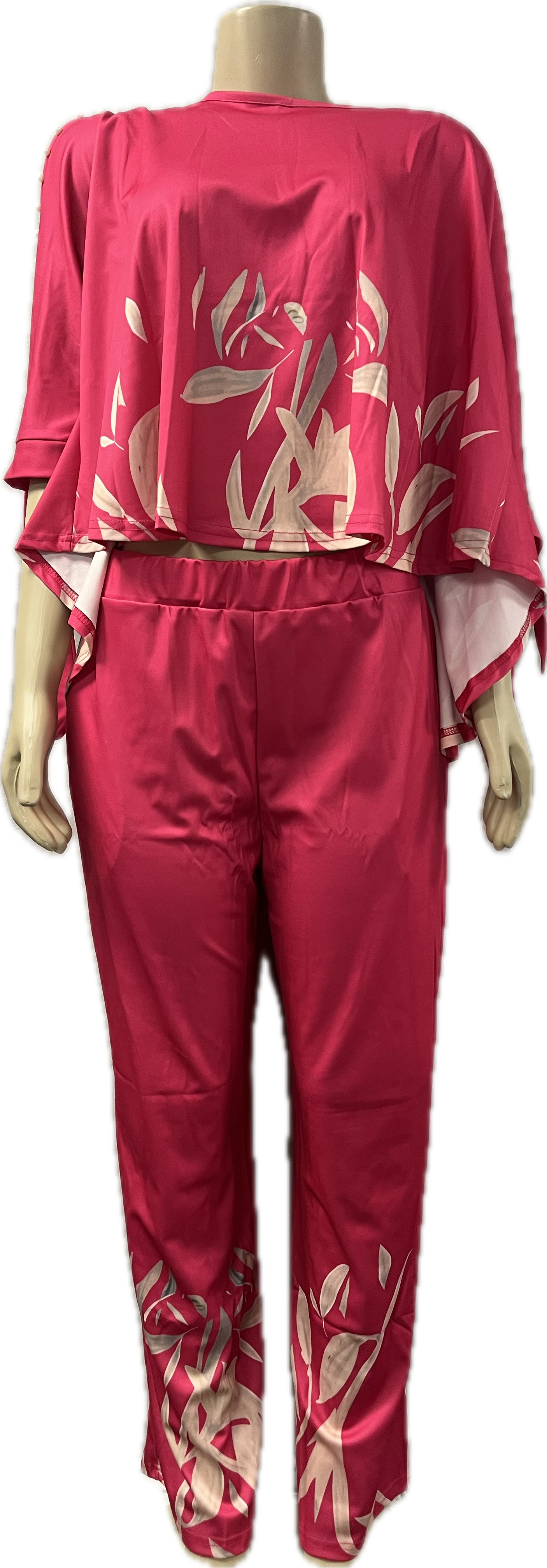 Floral Pink & Pearls Two Piece