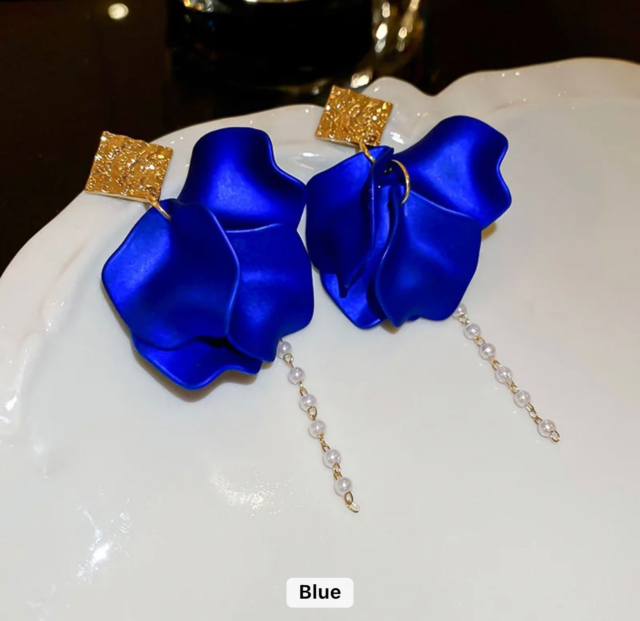 Petal earrings
