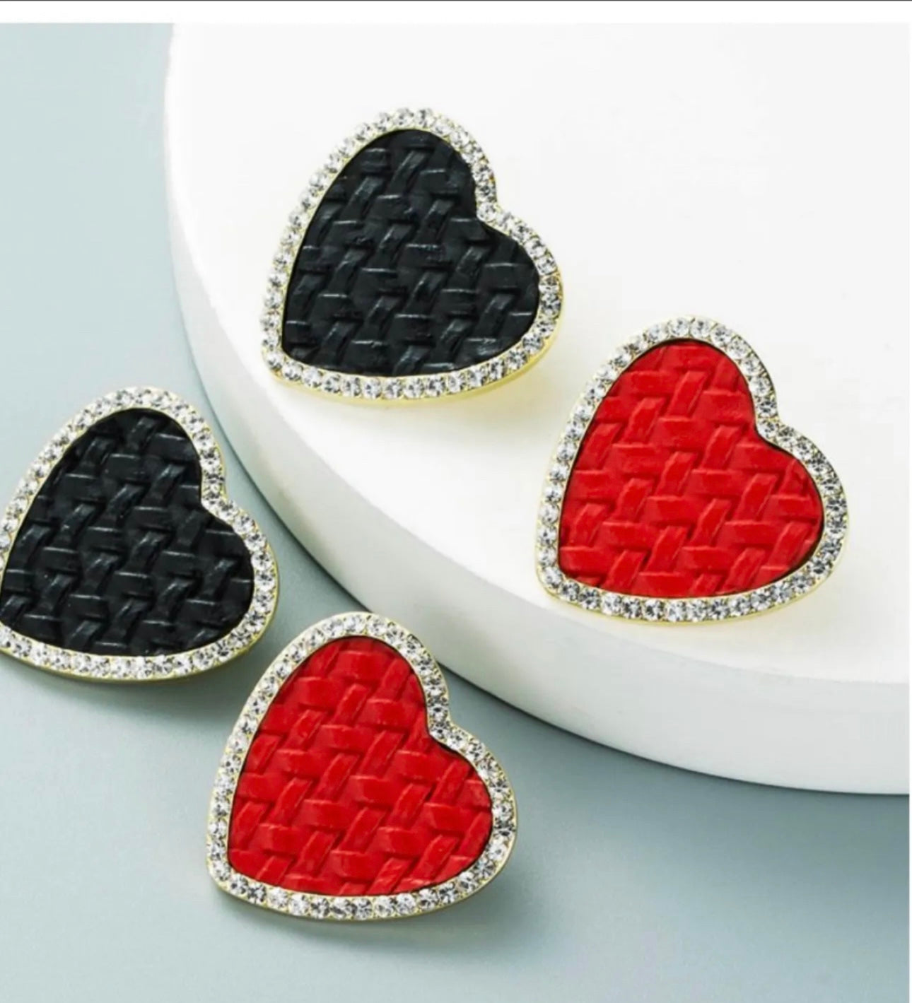Black Heart earrings