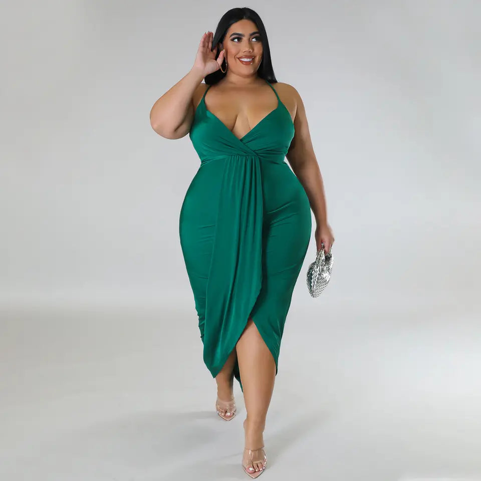Ruffle Lay Dress
