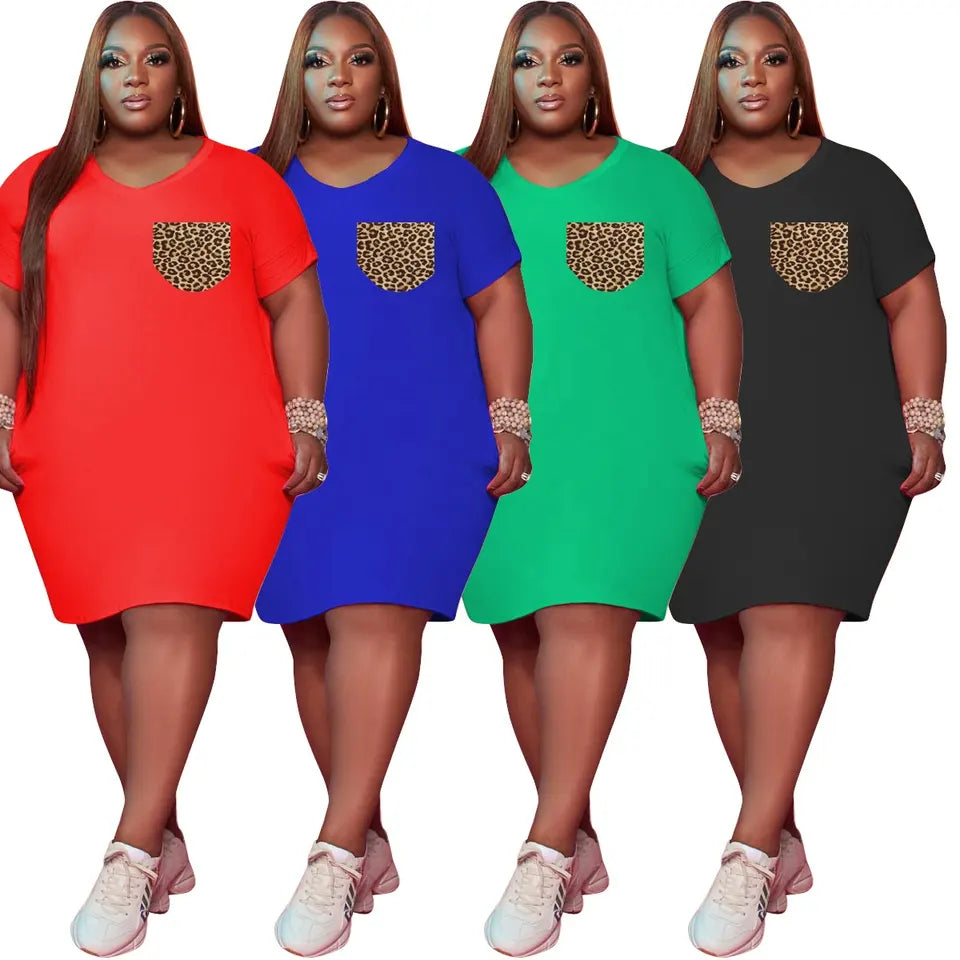 V-neck dress