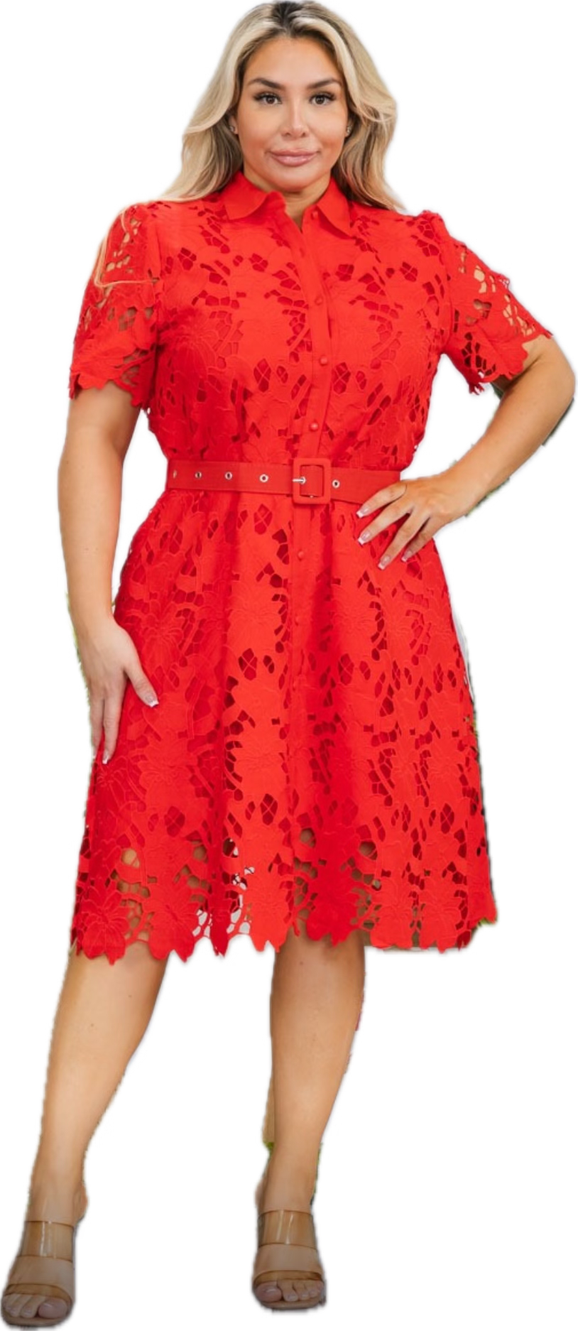 Red dress