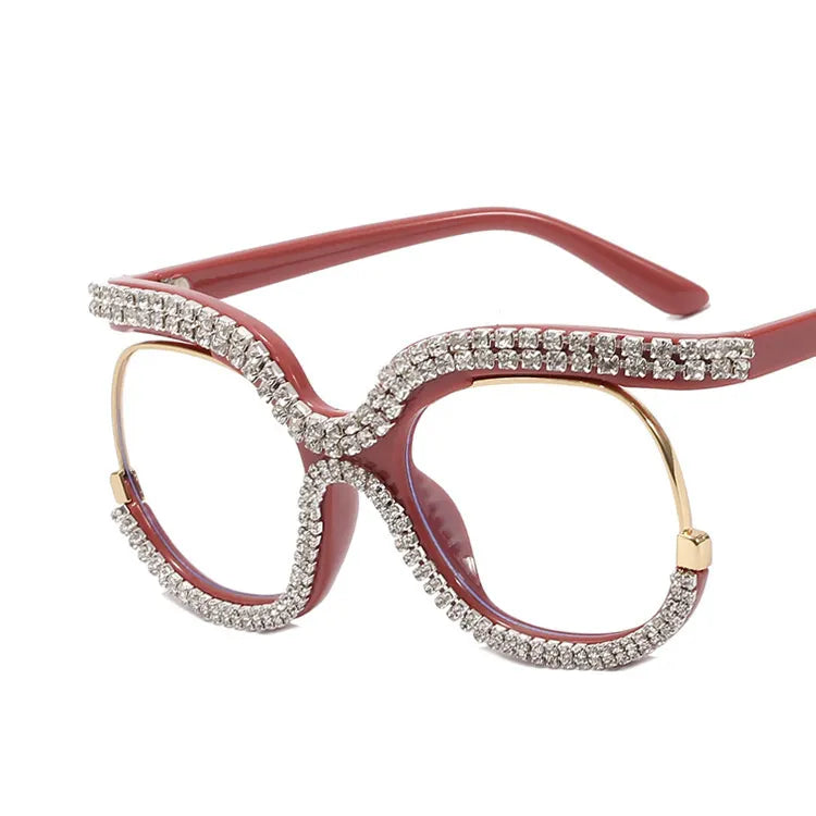Red bling Glasses