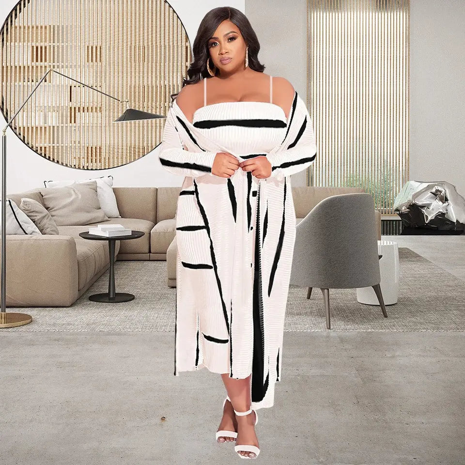 Stripe Kimono
