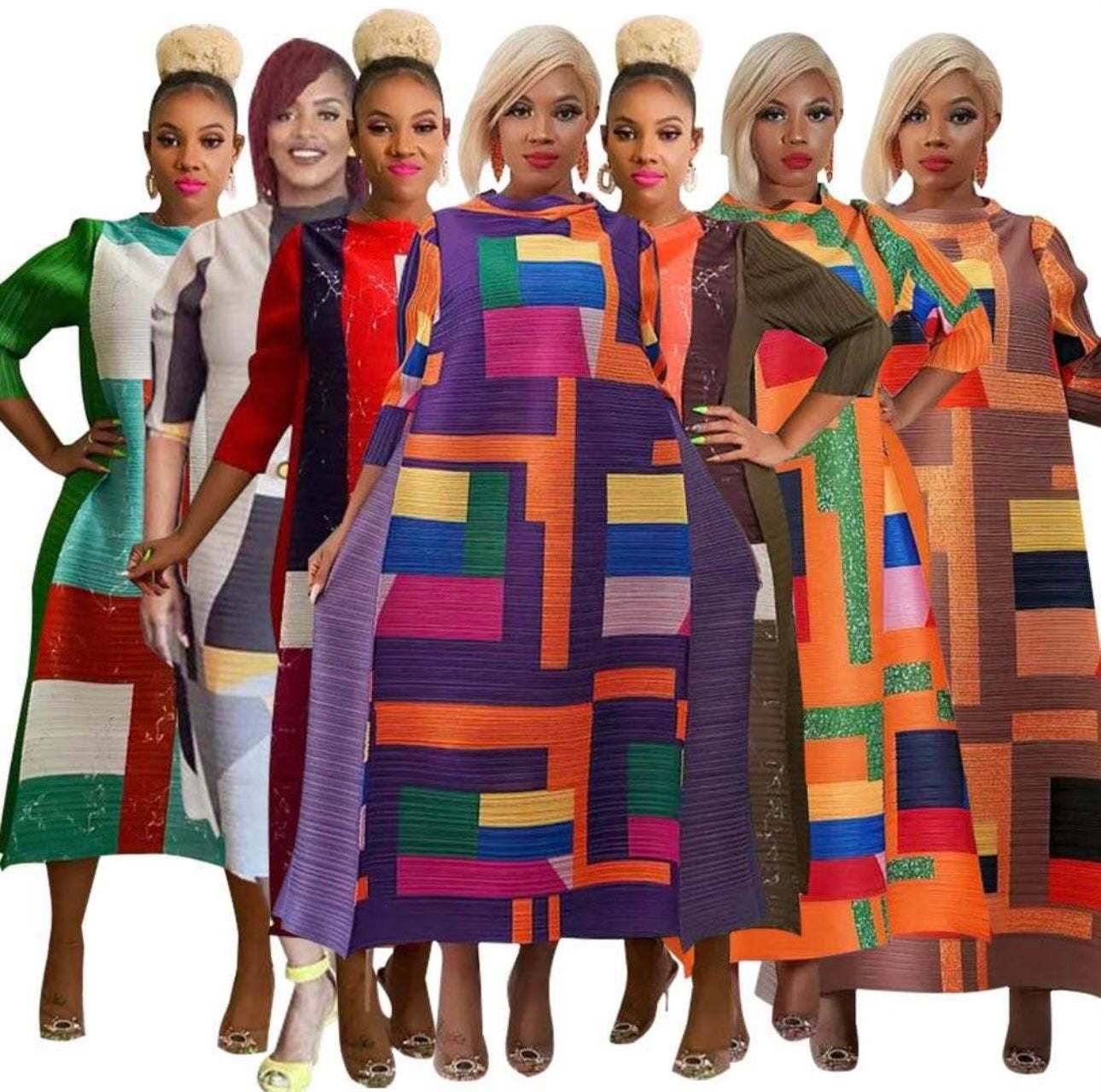 Classy Style Multi Dress (F)
