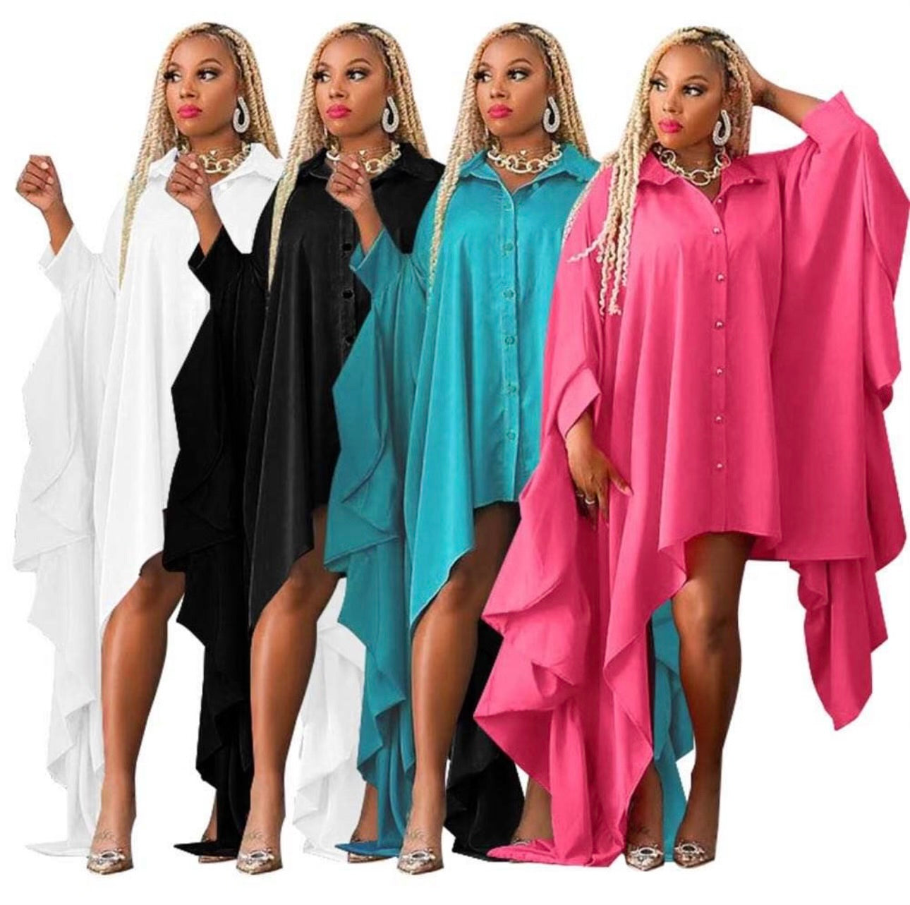 Long Sleeve Statement Dress (F)
