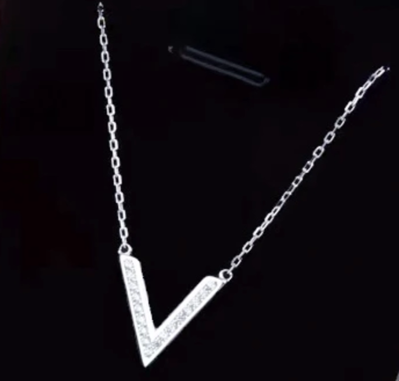 V necklace