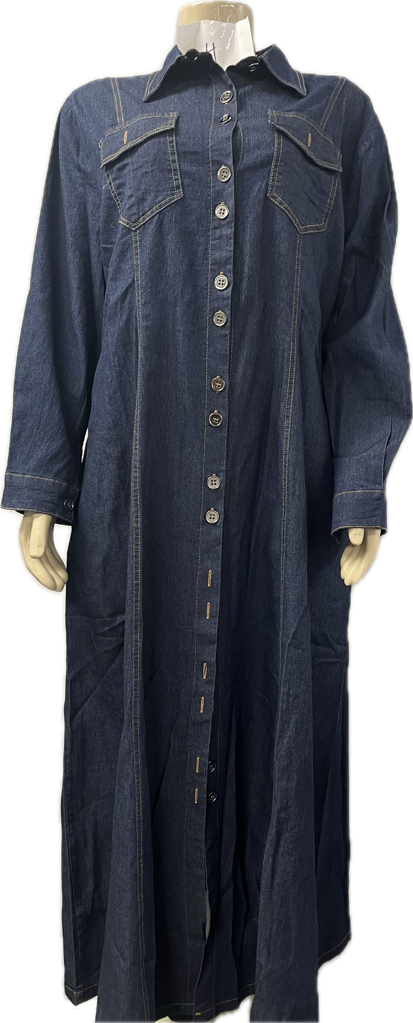 Jean Dress Long Sleeves