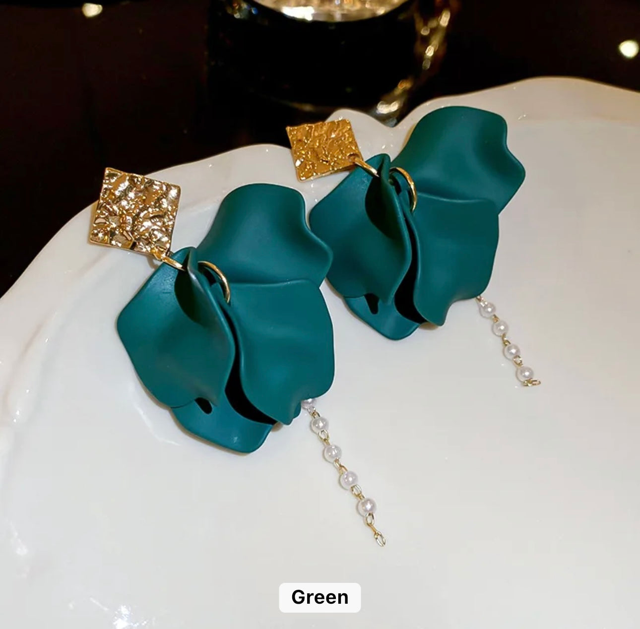 Petal earrings