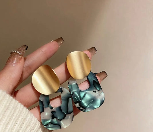 Camo earrings