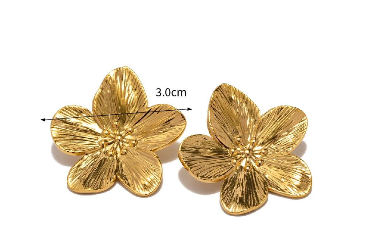 Flower earrings