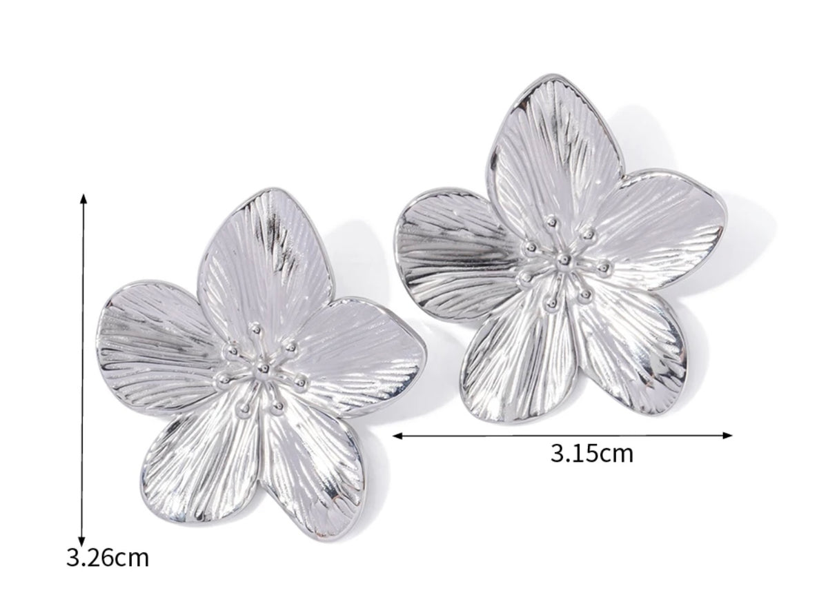 Flower earrings