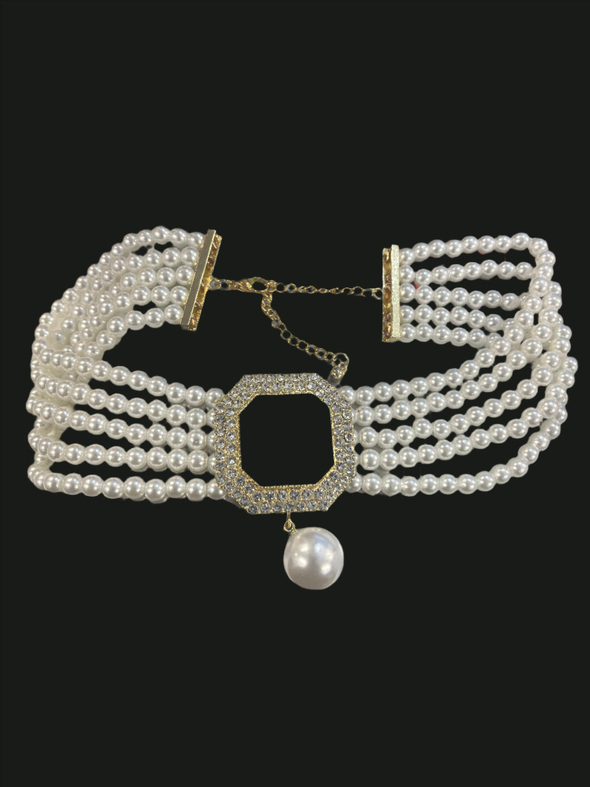 Layered Pearl Choker