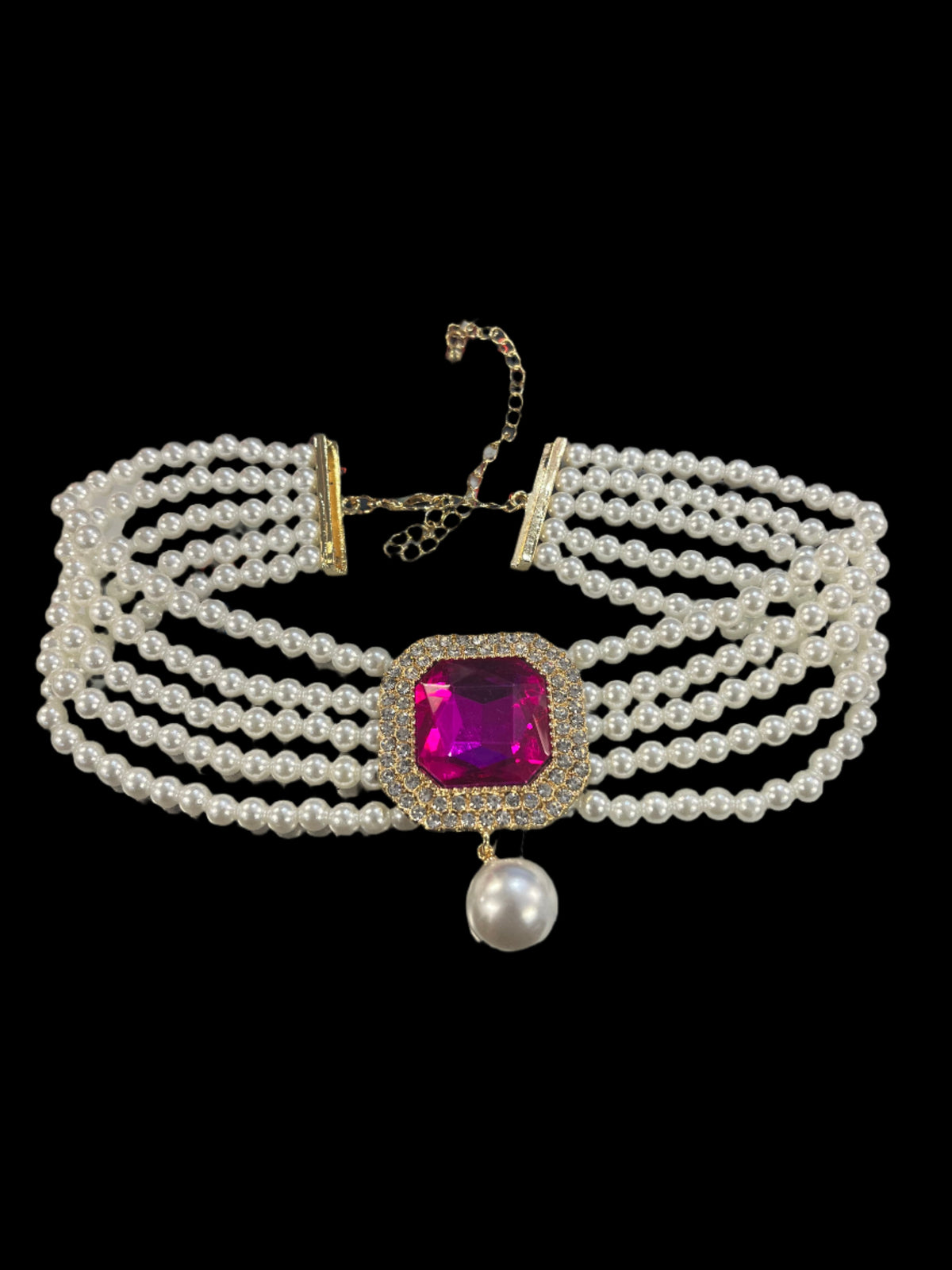 Layered Pearl Choker