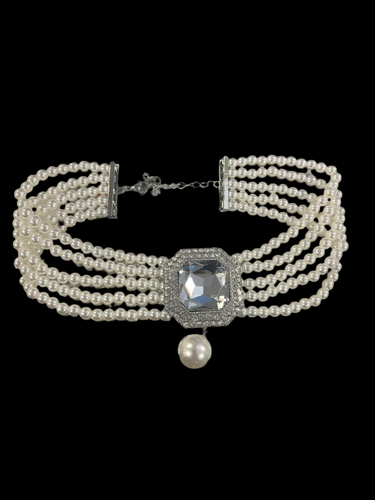 Layered Pearl Choker