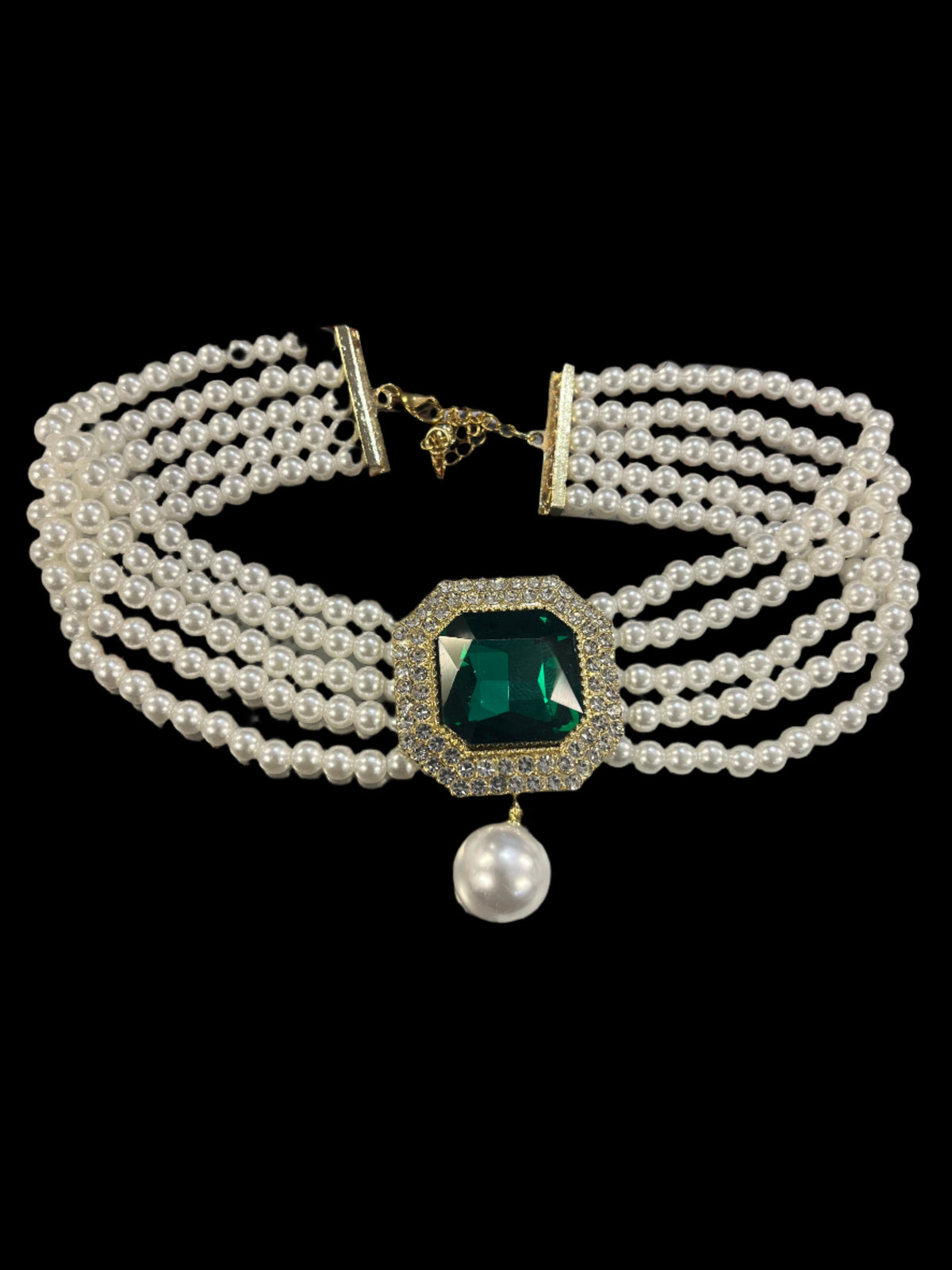 Layered Pearl Choker
