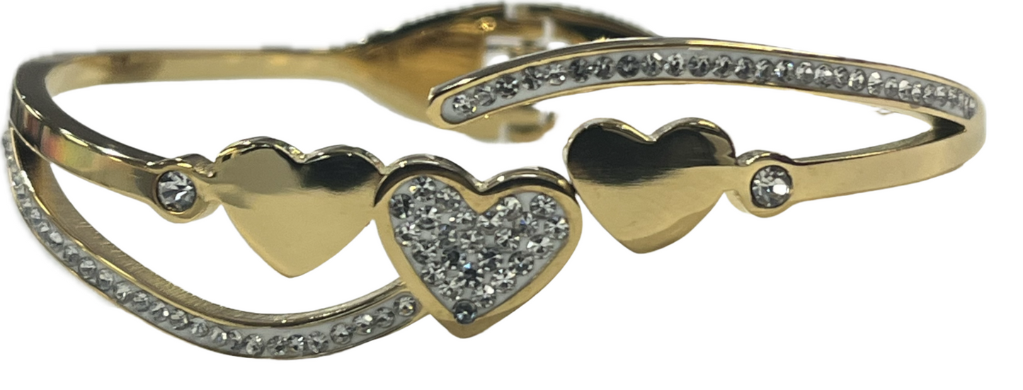 3 Heart bracelet