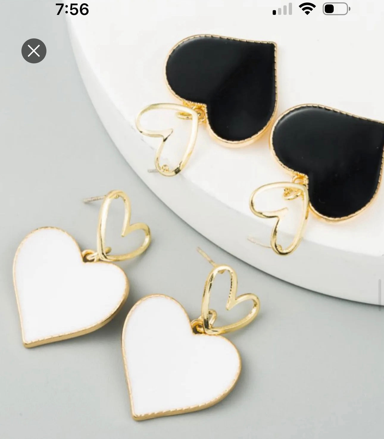 Heart earrings