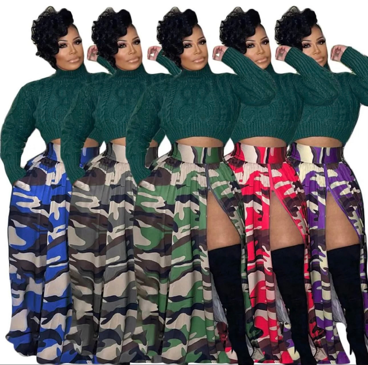 Skirt Front Zipper